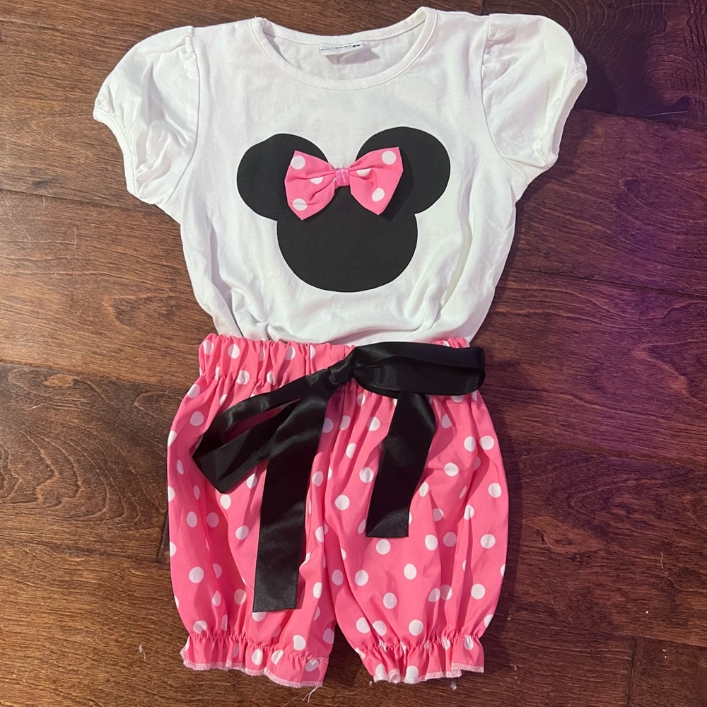 Toddler Minnie Mouse Matching Set